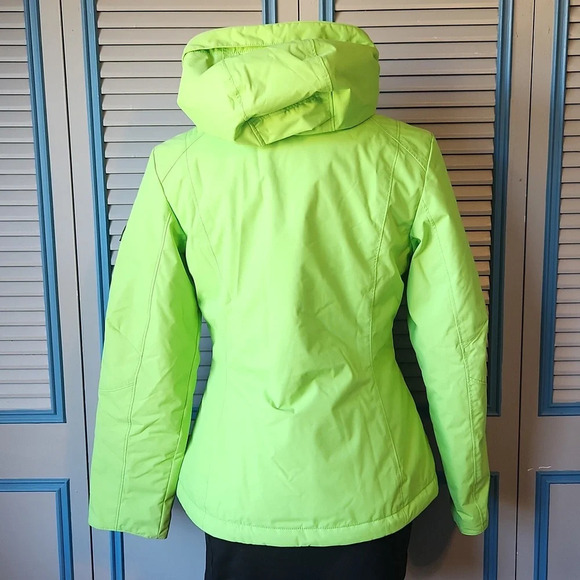 Vintage Skea Bright Green Winter Jacket - Picture 12 of 16